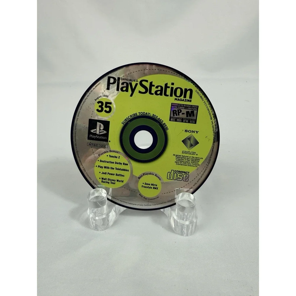 Official Sony PlayStation Magazine Demo Disc 35 August 2000 PS1 NTSC U/C